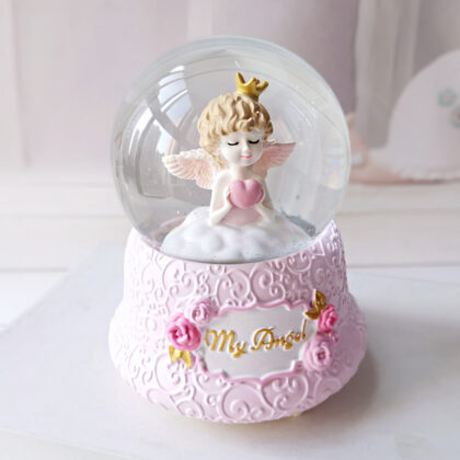 Gift Snow Crystal Ball Music Box