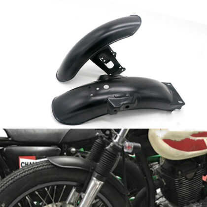 32cm Motorcycle Front Fender Mudguard Mud Guard Steel for Honda CG125 Motorcycle Motorbike Front Fender Cover Black Dropshipping