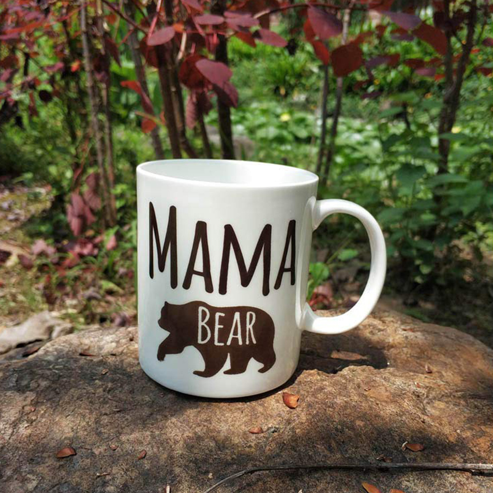 ins Net Red American Creative Best Mom Ever Love Mother Mother's Day Ceramic Coffee Mug - Image 3