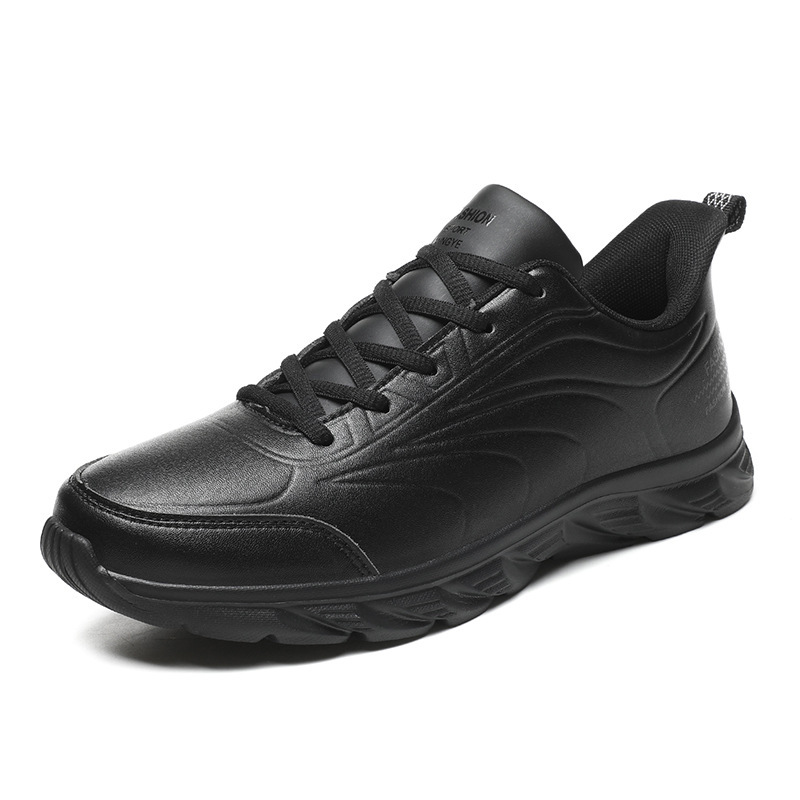 Men'S Breathable Casual Shoes Work Leather Shoes All-Match Sports Shoes Running Men'S Shoes List - Image 4