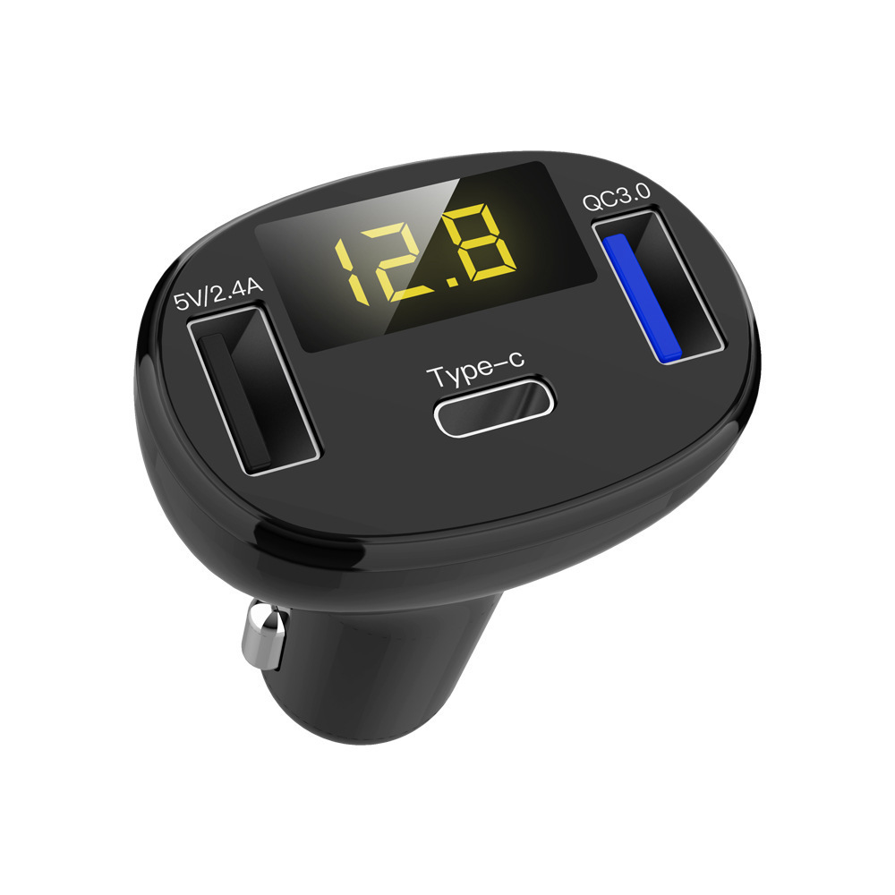 C02 Car Charger Digital Display Car Charger — изображение 2