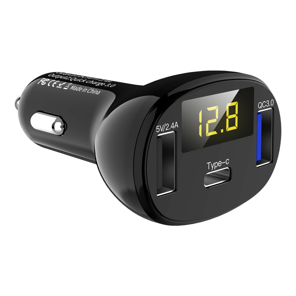 C02 Car Charger Digital Display Car Charger — изображение 3