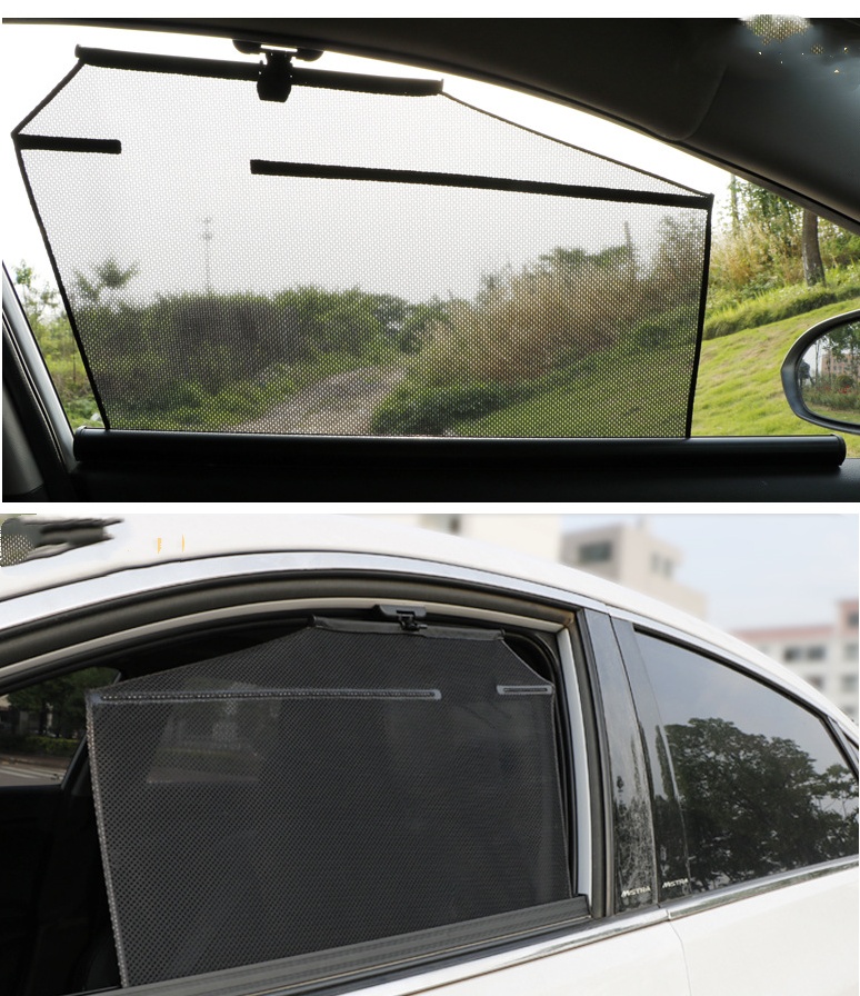 Auto Curtains For Cars, Auto Retractable Sunshade With Glass Lifting — изображение 2