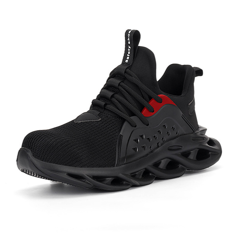 Safety Shoes Trainers Steel Toe Cap Work Boots Breathable Lightweight Durable Smash-proof Construction Running Sport Sneakers – Bild 3