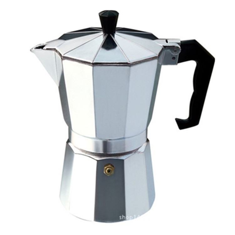 Aluminum Moka Pot Octagonal Coffee Pot Cup Aluminum Coffee Moka Pot Aluminum — изображение 2