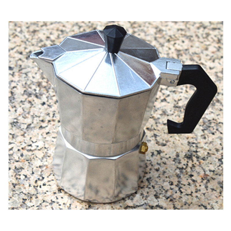 Aluminum Moka Pot Octagonal Coffee Pot Cup Aluminum Coffee Moka Pot Aluminum — изображение 5