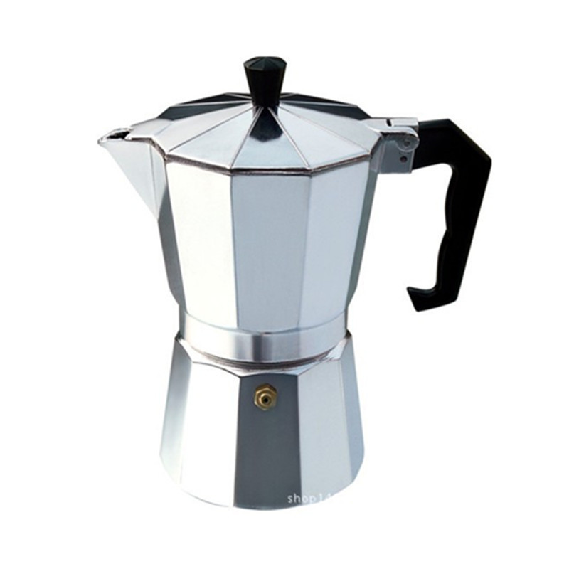 Aluminum Moka Pot Octagonal Coffee Pot Cup Aluminum Coffee Moka Pot Aluminum — изображение 4