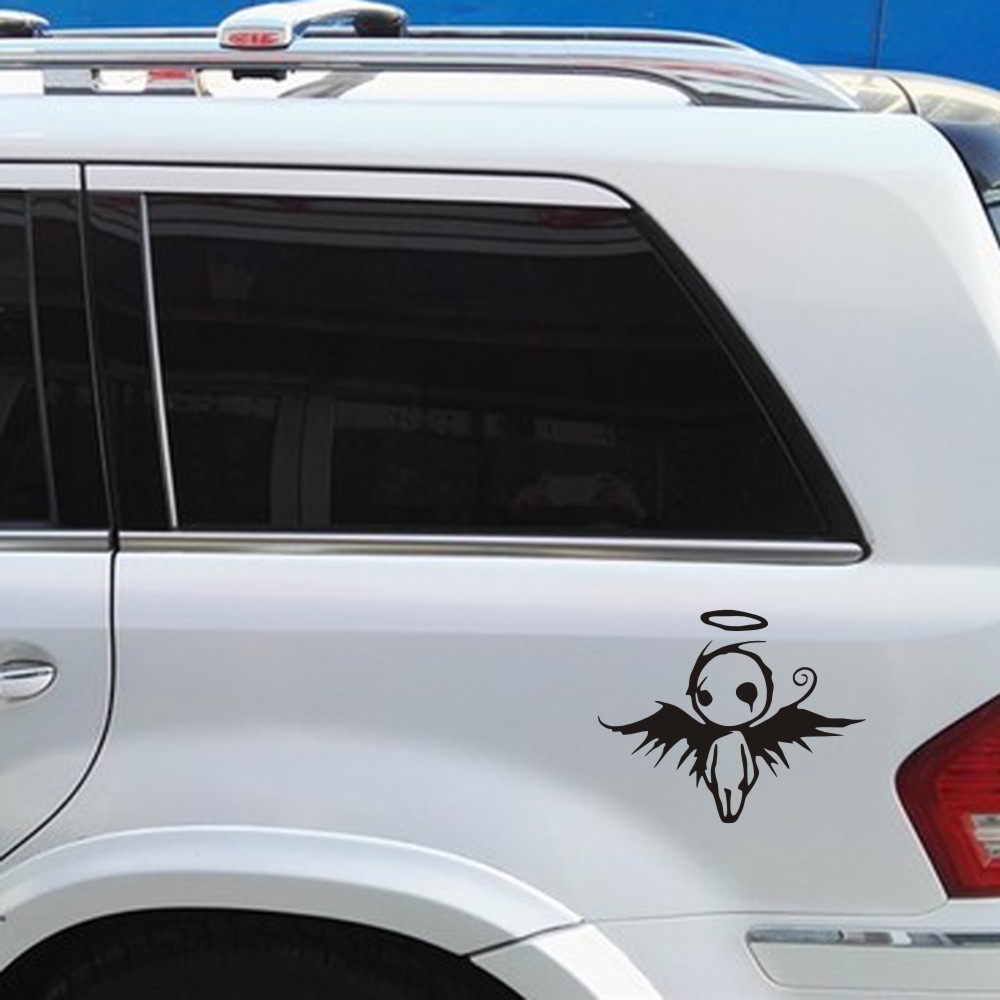 Retro Gothic Dark Fallen Angel Foreign Trade Car Creative Decoration Body Sticker Switch Note Sticker — изображение 3