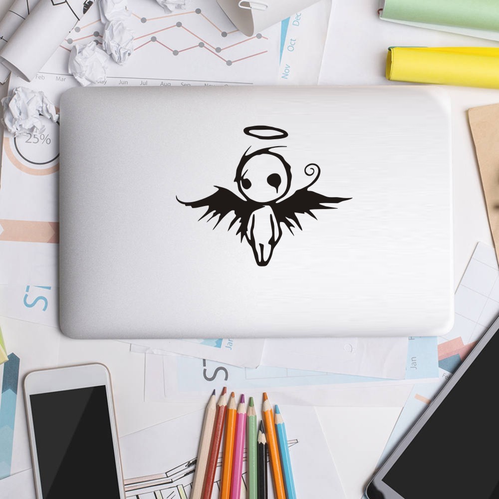 Retro Gothic Dark Fallen Angel Foreign Trade Car Creative Decoration Body Sticker Switch Note Sticker — изображение 4