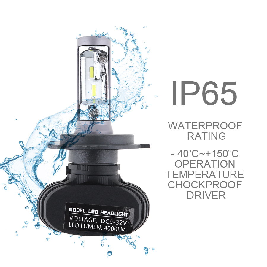 LED Headlight S1-CSP Type LED Headlight Far And Near Beam Integration Retrofit H4H79005 - Image 3