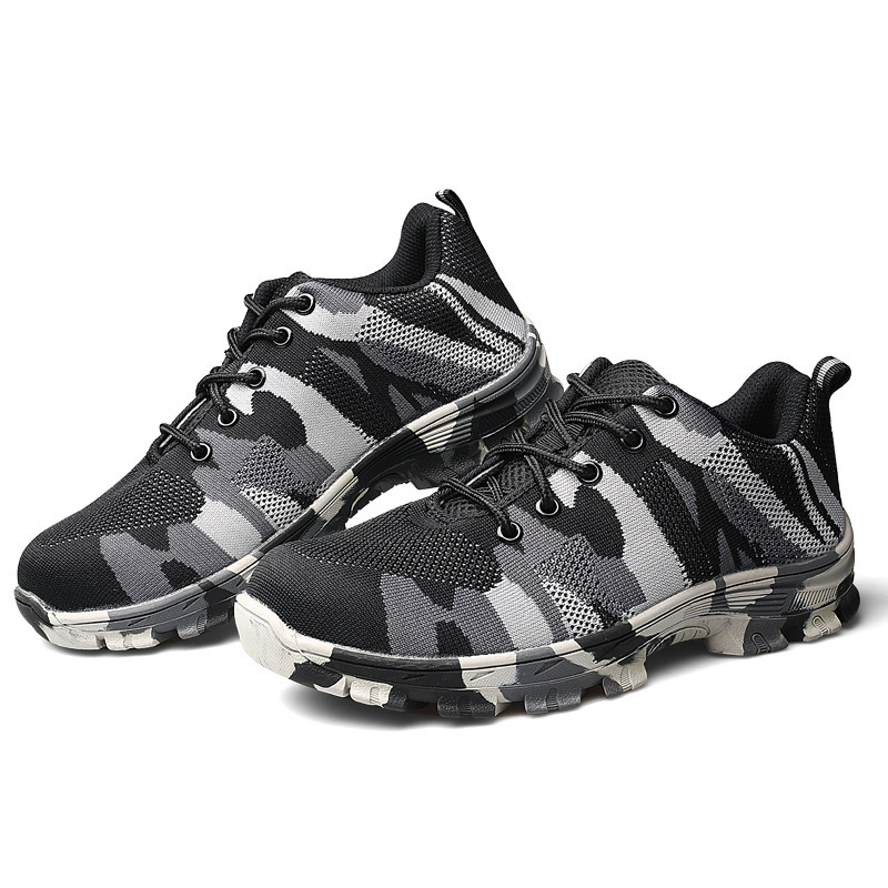 Lightweight Breathable Safety Shoes Camouflage Flying – Bild 3
