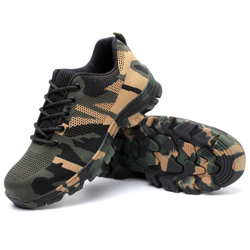 Lightweight Breathable Safety Shoes Camouflage Flying – Bild 4