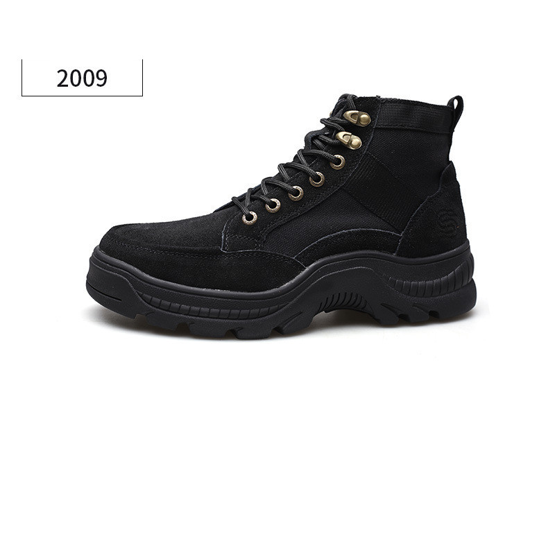 Men's Anti-Piercing And Anti-Smashing Steel Toe Cap Welding Work Shoes - Image 10