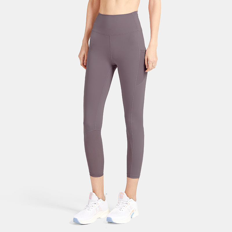 Reversible Brushed Nude Yoga Pants - Image 5