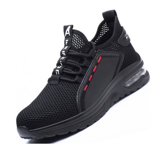 Mesh Fly Woven Anti-smashing Work Shoes – Bild 4