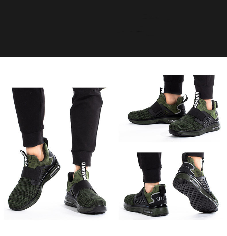 Steel Toe Wear-resistant Air Cushion Shock-absorbing Safety Work Shoes — изображение 3