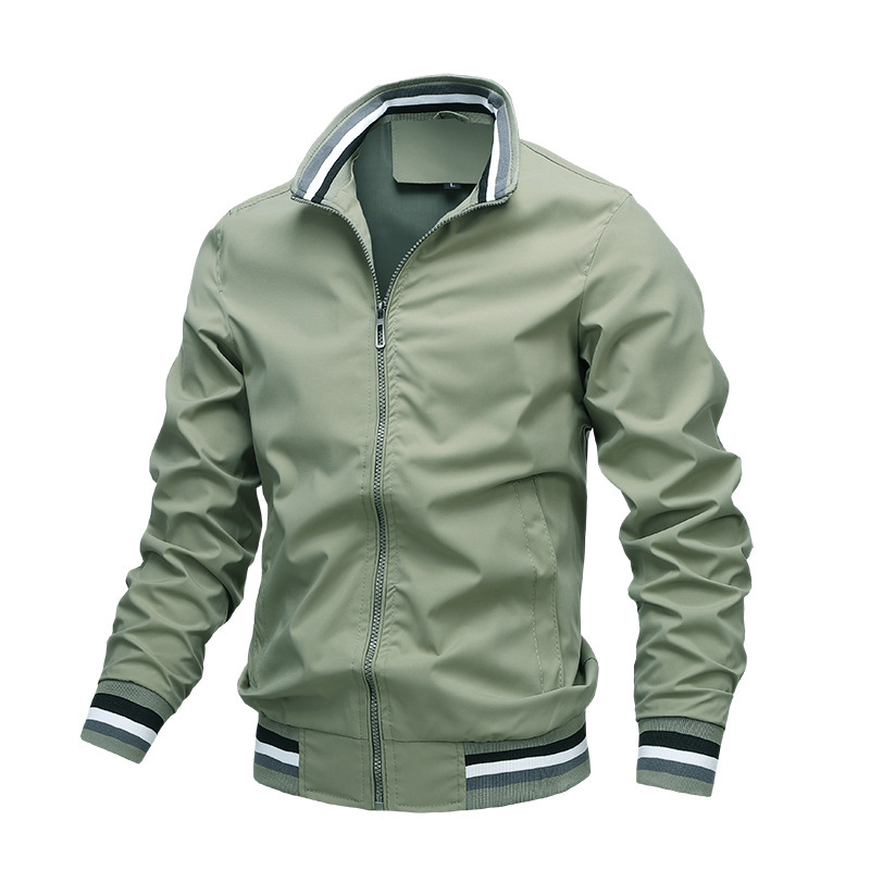 Sports Solid Color Jacket Men's - Image 9