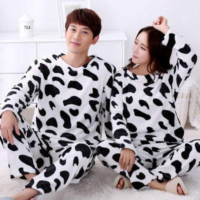 Plus Size Couple Plus Fertilizer Plus 200 Kg Plus Velvet Velvet Pajamas Women - Image 6