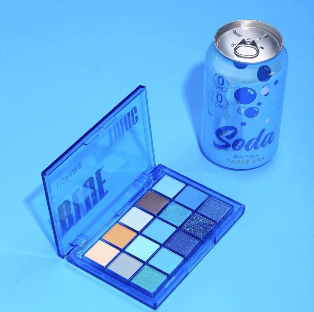 Makeup Sweet Party Eyeshadow Pallete Neon Palette 15 Shimmer Glitter Matte Shades Matellic Nude Blendable Pigment - Image 6