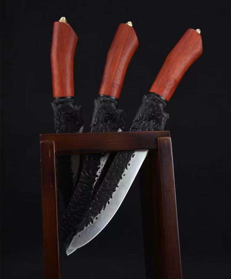 High Manganese Steel Black Dragon Boning Knife — изображение 3