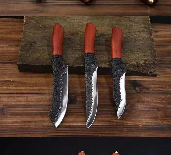 High Manganese Steel Black Dragon Boning Knife — изображение 5