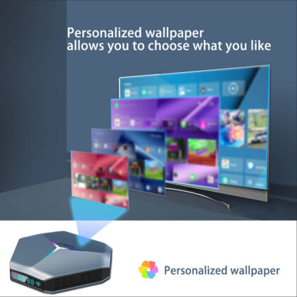 Network Player 8K Tv Set-Top Box Dual-Band Wifi