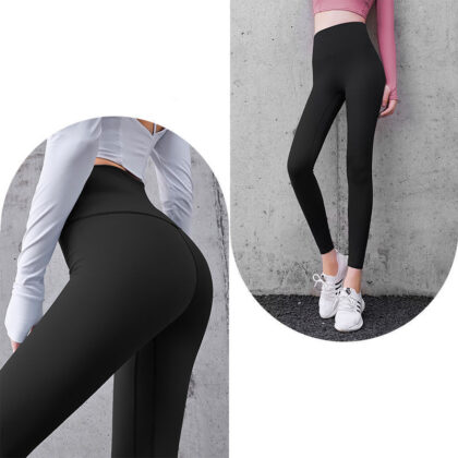 High-waist 9-point Pants Yoga Sports Fitness Running Pants