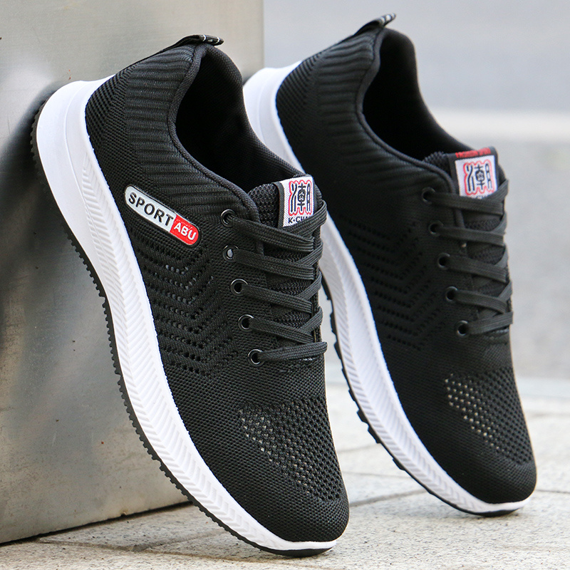 Breathable Mesh Shoes Casual Sports Shoes Deodorant Tide Shoes Non-Slip Running Shoes Work Shoes Men — изображение 2