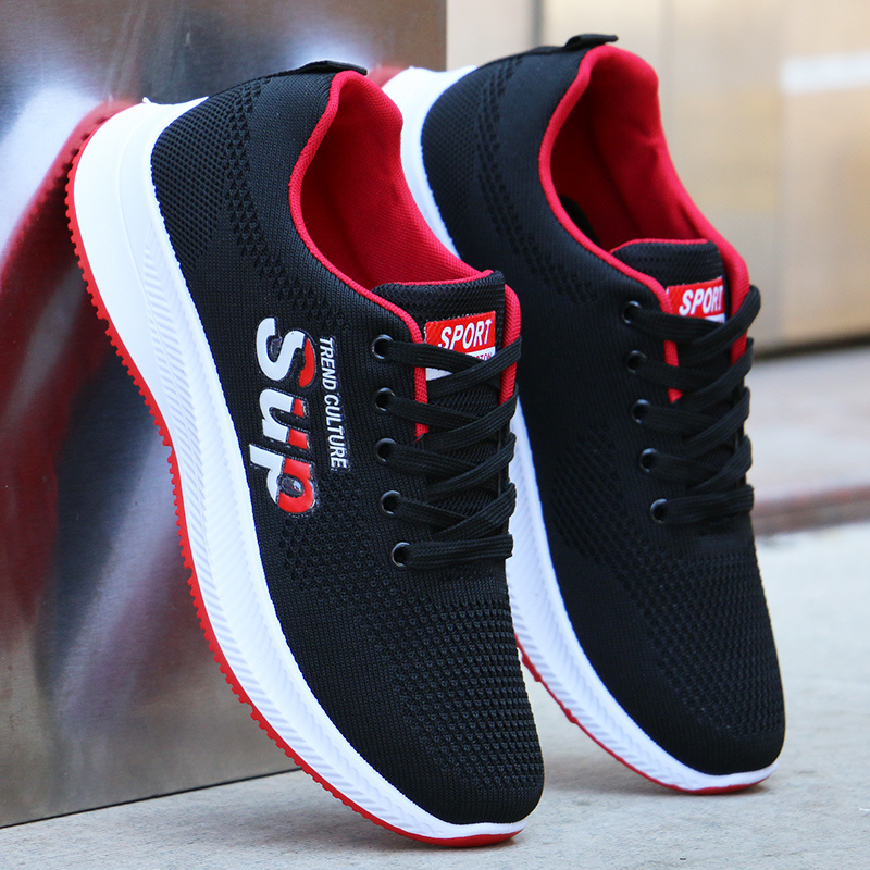 Breathable Mesh Shoes Casual Sports Shoes Deodorant Tide Shoes Non-Slip Running Shoes Work Shoes Men — изображение 4