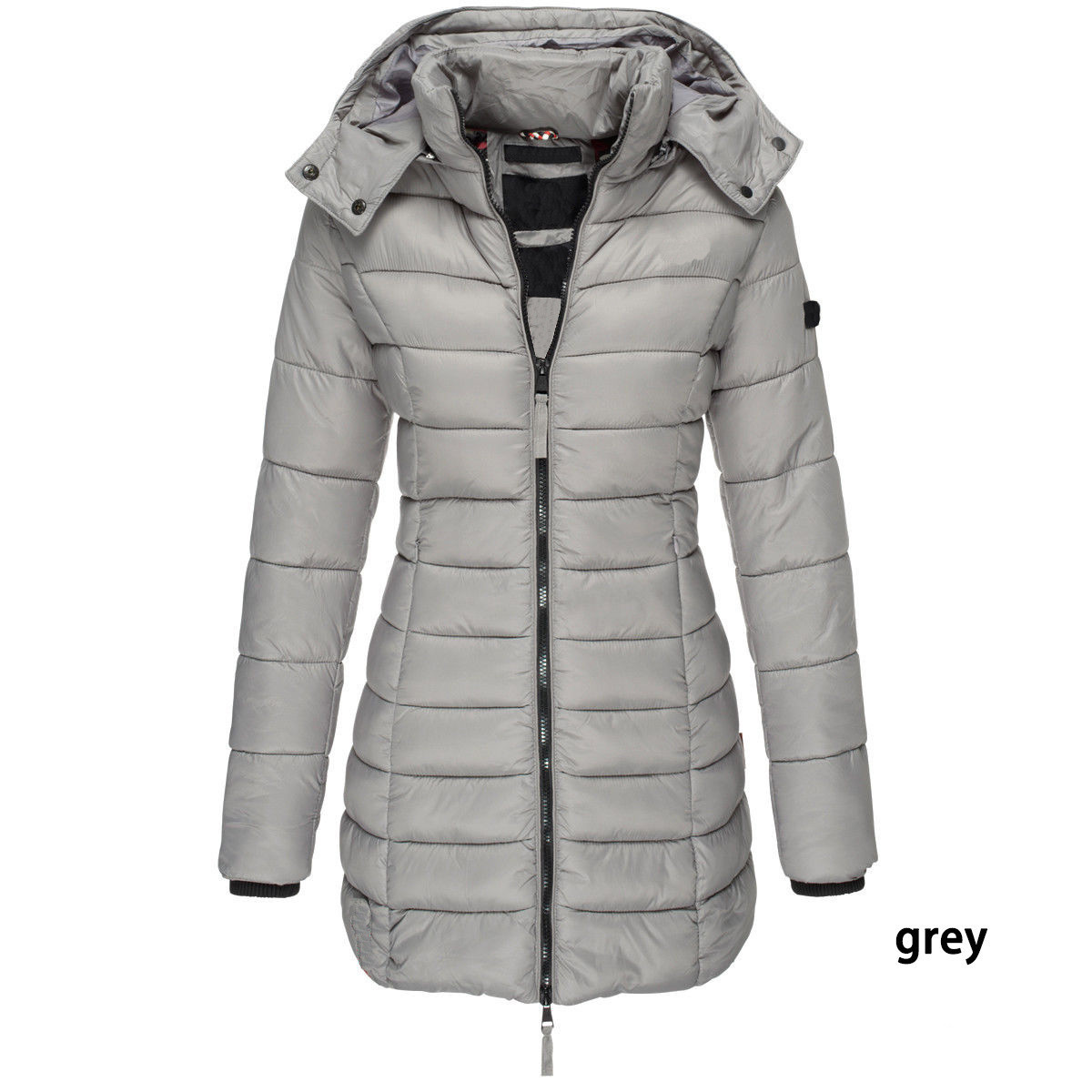 Mid-length Slim-fit Quilted Jacket - Image 5