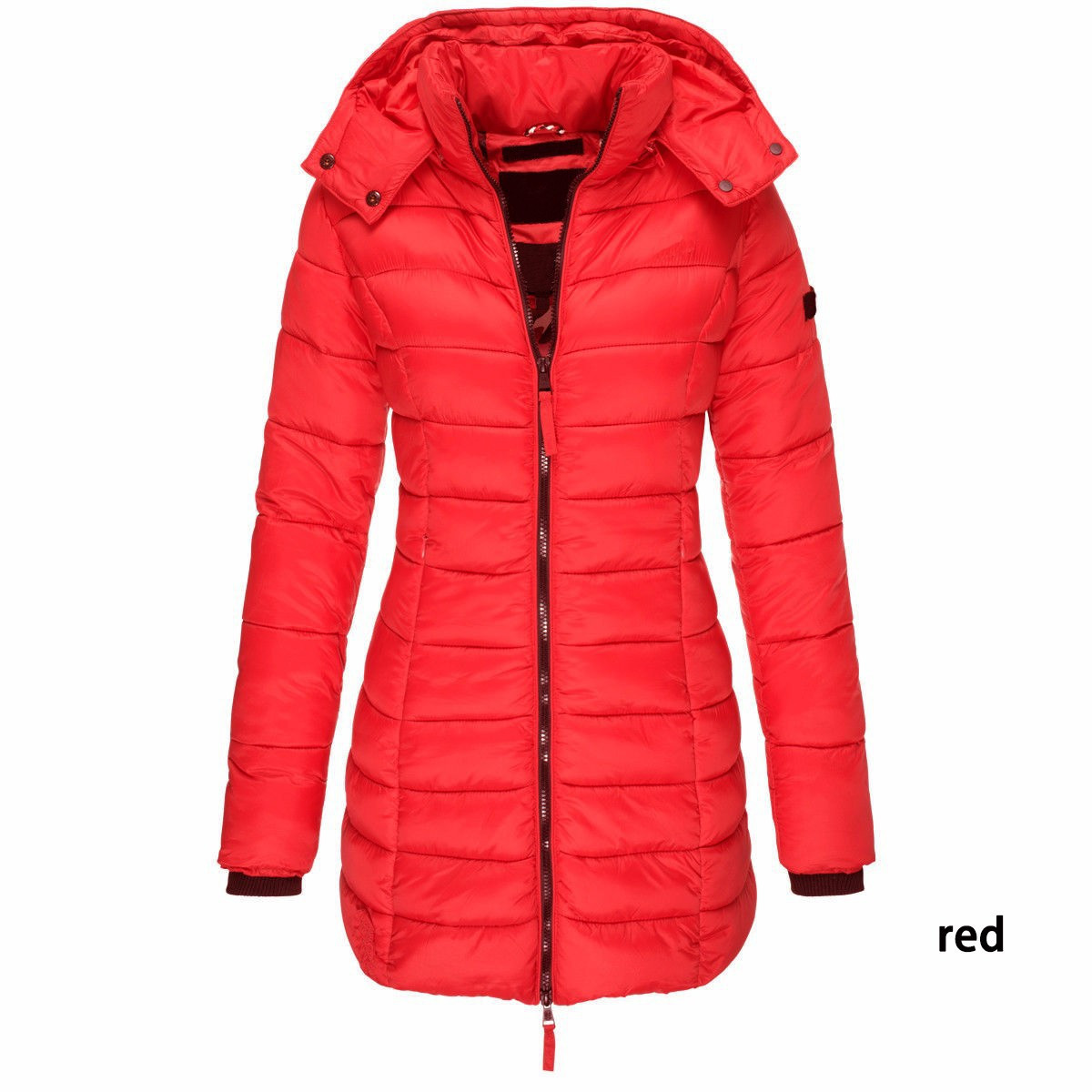Mid-length Slim-fit Quilted Jacket - Image 8
