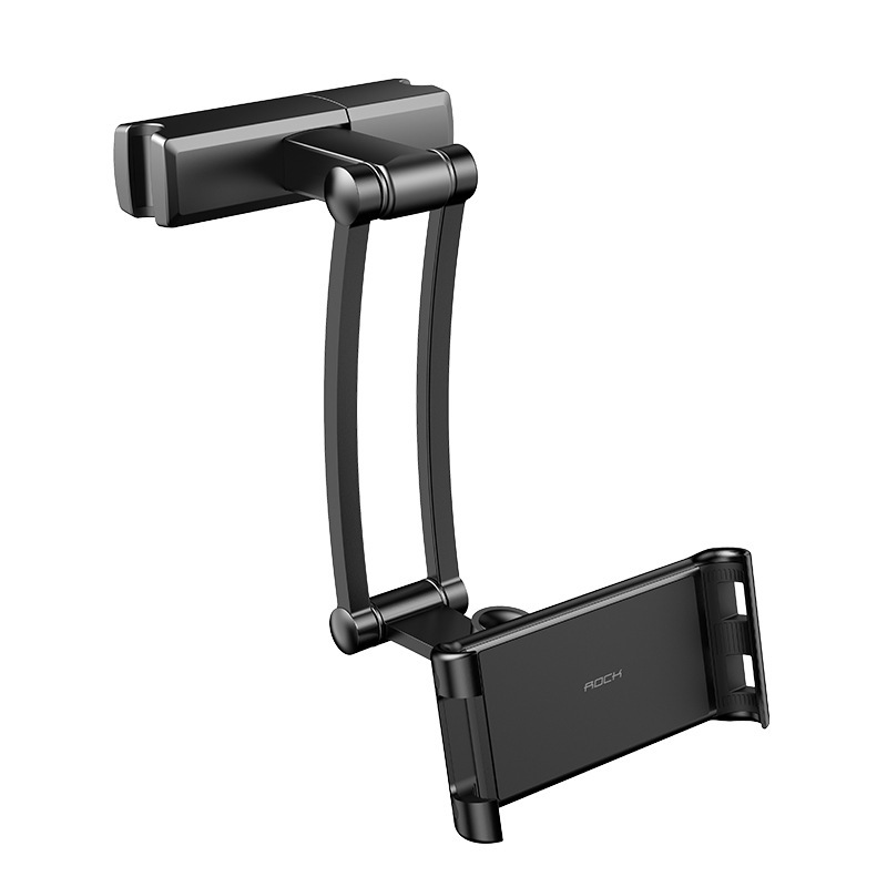 Compatible with Apple, Car Tablet Phone Holder Seat Adjustable iPad Stand Car Phone Holder for Headrest 360 Rotation Mobile Phone Mount Holder - Image 7