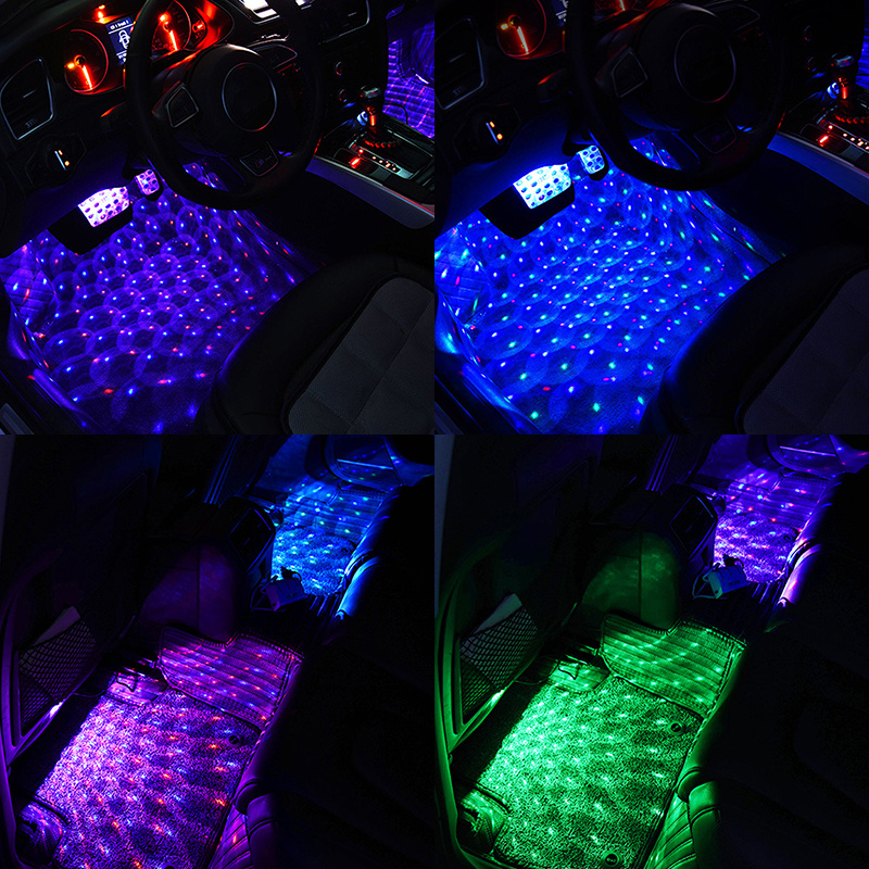 Car led foot sole atmosphere light — изображение 3
