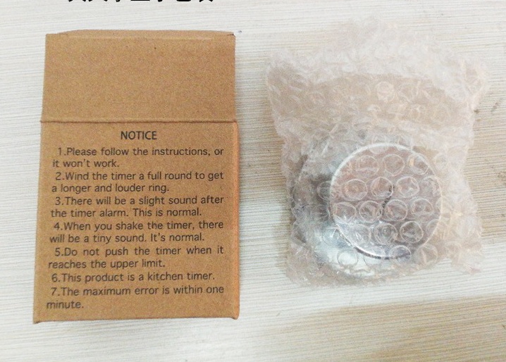 Kitchen Stainless Steel Mechanical Timer Alarm Clock Reminder — изображение 5