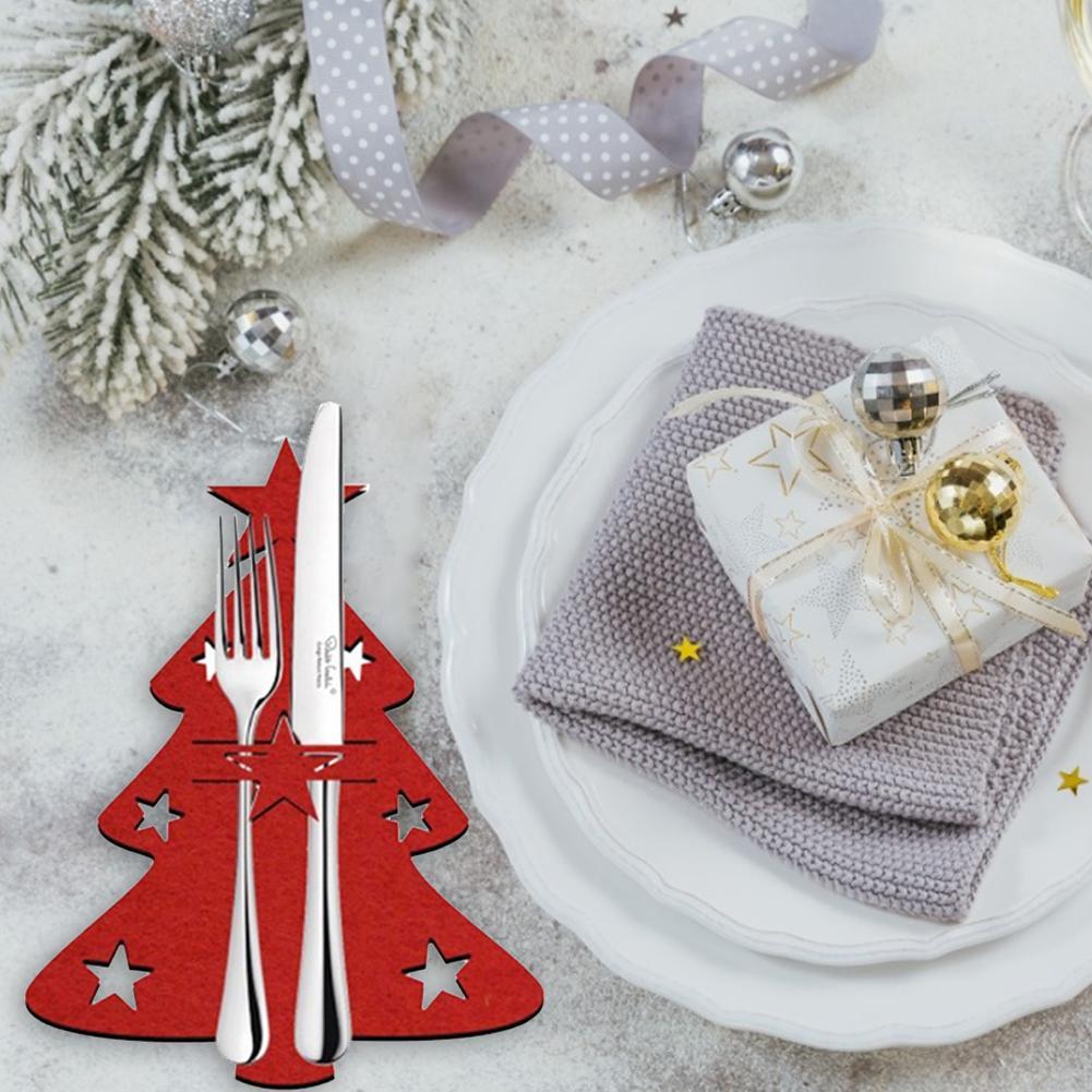 4-piece Christmas tree cutlery set — изображение 2