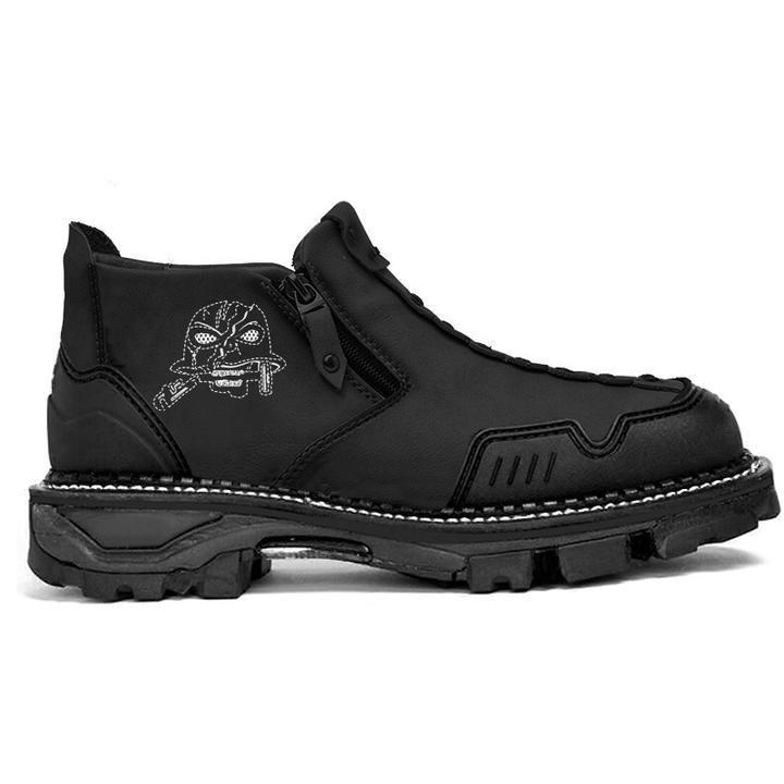 Men's Fashion Halloween Skull Booties - Image 9