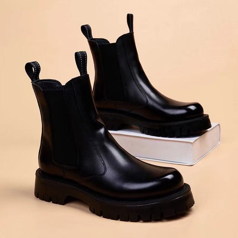 Winter Fleece-lined Dr Martens Boots Men's Korean Style - Image 9