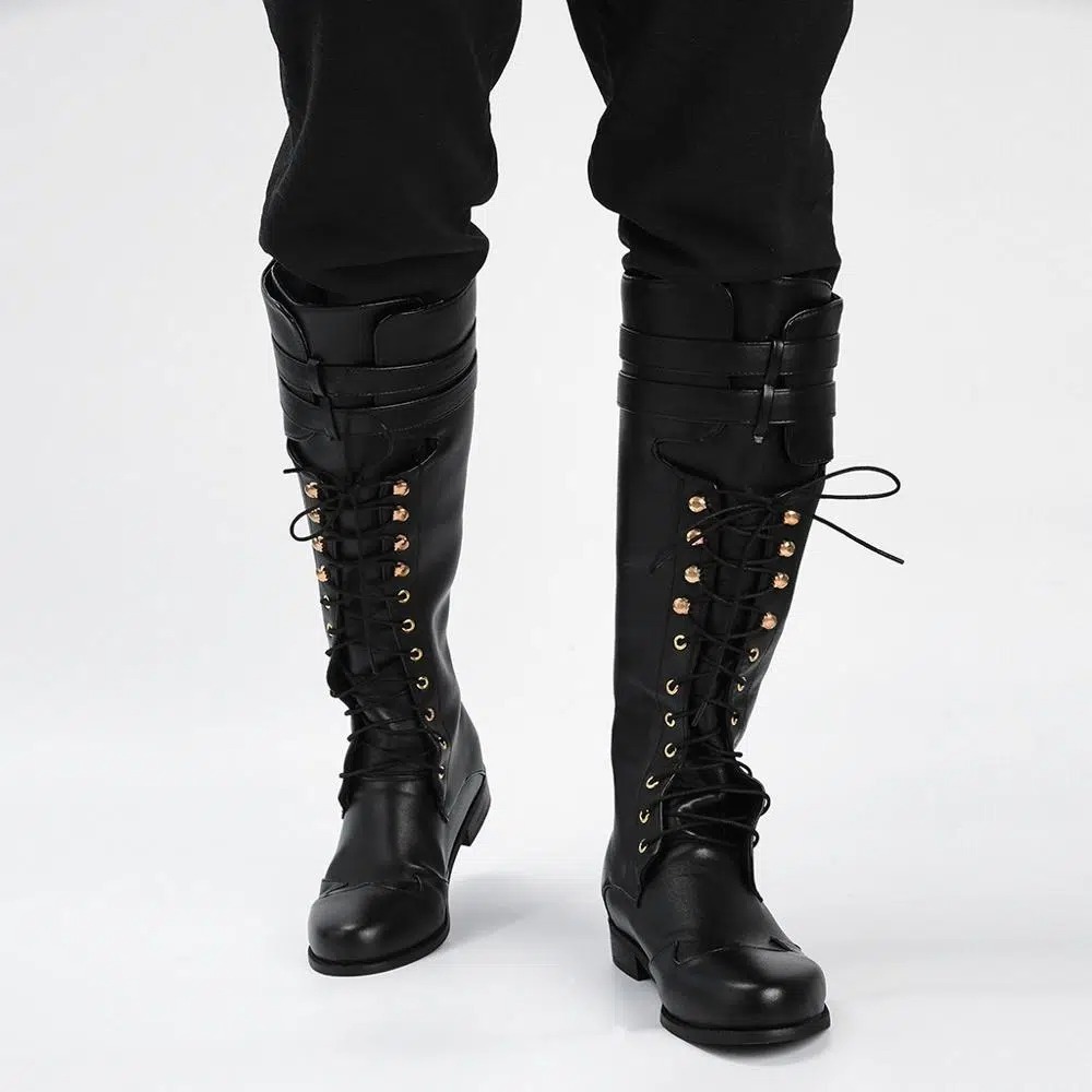 Plus Size High Leg Boot Low Heel Martin Boots - Image 6