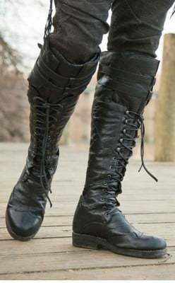 Plus Size High Leg Boot Low Heel Martin Boots - Image 8