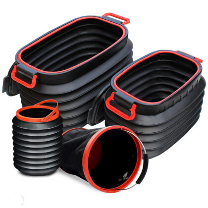 Vehicle-Mounted Retractable Fishing Car Washing Bucket