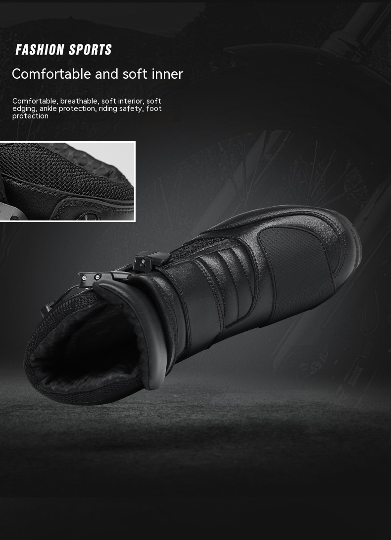 Motorcycle Male Knight Four Seasons Colorful Motorcycle Boots - Image 10