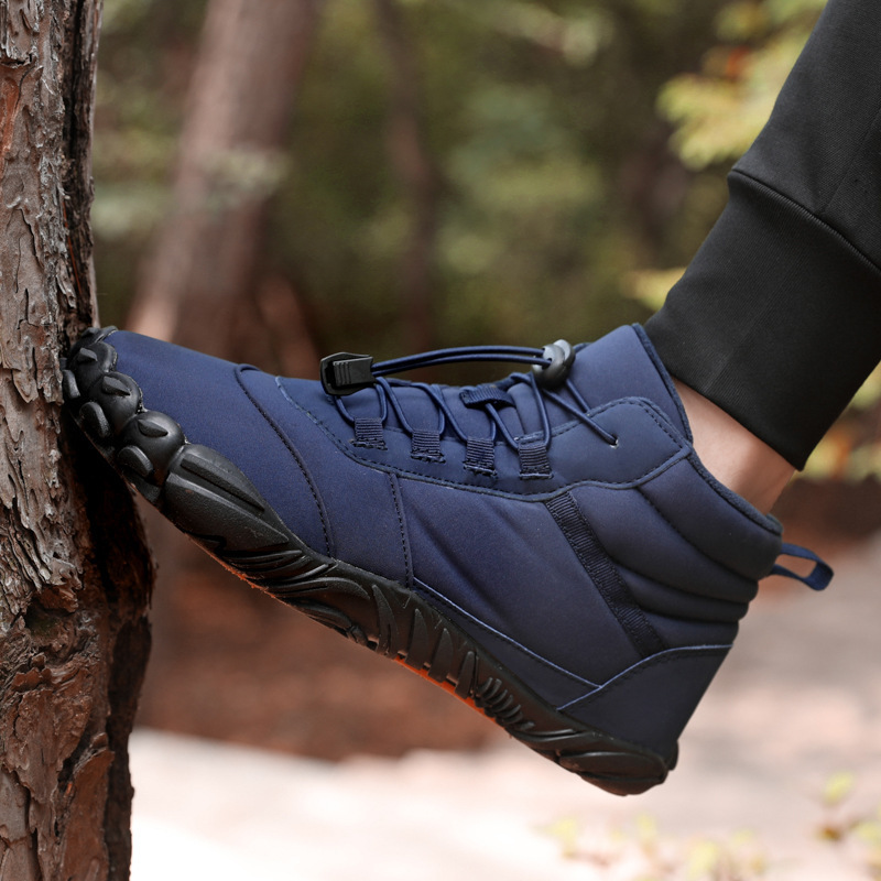 Fleece-lined Waterproof Snow Warm Breathable Couple High-top Casual Cotton Shoes – Bild 9