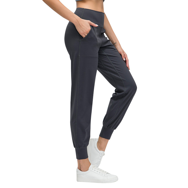 Meryl Light Slim Fit Ankle Sports Pants Straight Yoga Pants