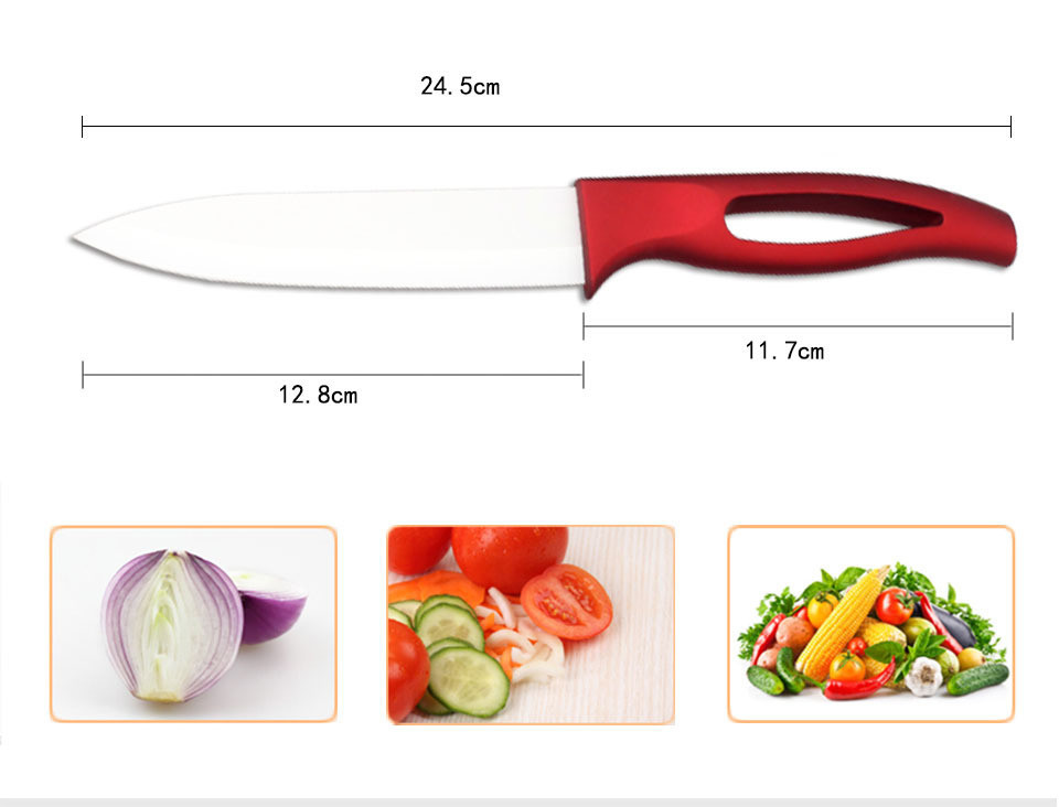 3456 Inch Hollow Handle Ceramic Knife Set — изображение 3