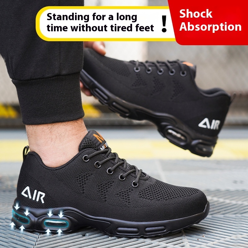 Anti-smashing And Anti-penetration Four Seasons Soft Breathable Work Shoes — изображение 4