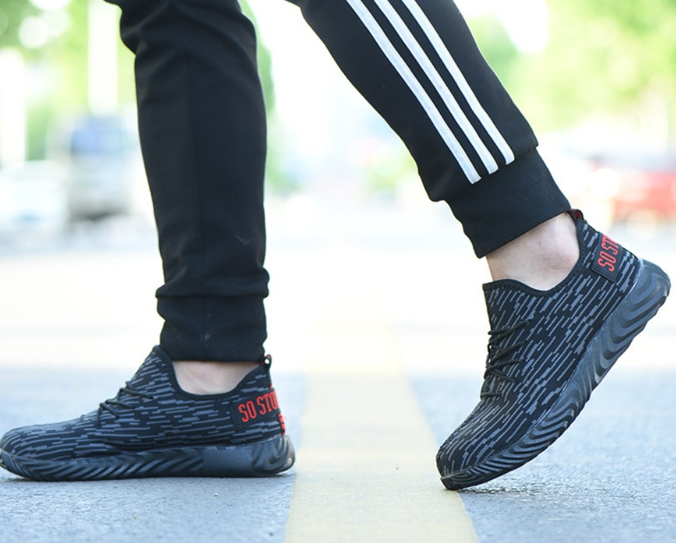 Flying woven mesh safety shoes – Bild 2