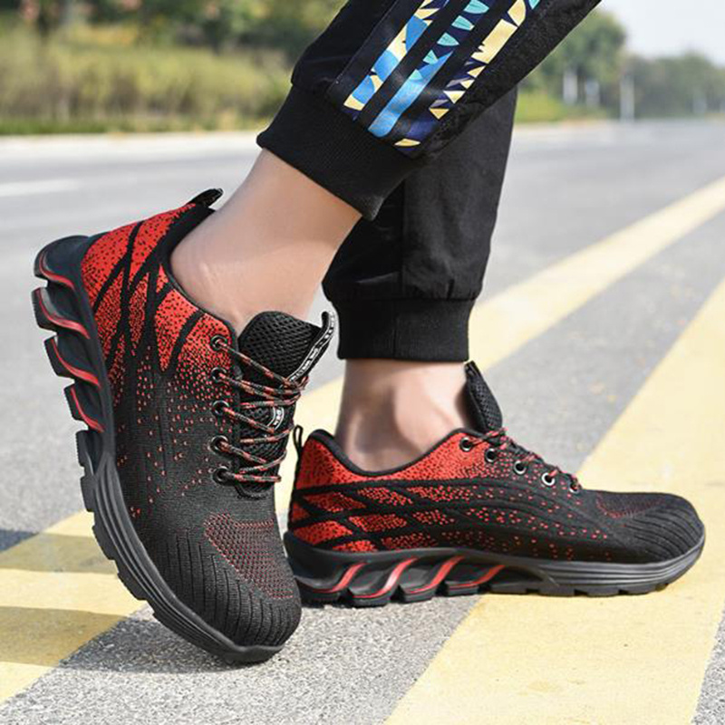 Men Sneakers Indestructible Steel Toe Work Shoes Comfortable Puncture Proof Shoes - Image 4