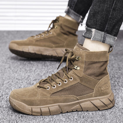 Outdoor Work Boots Summer Cotton Boots Zhongbang Men's Boots Cloth Shoes