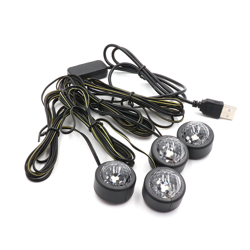 Car led foot sole atmosphere light — изображение 4