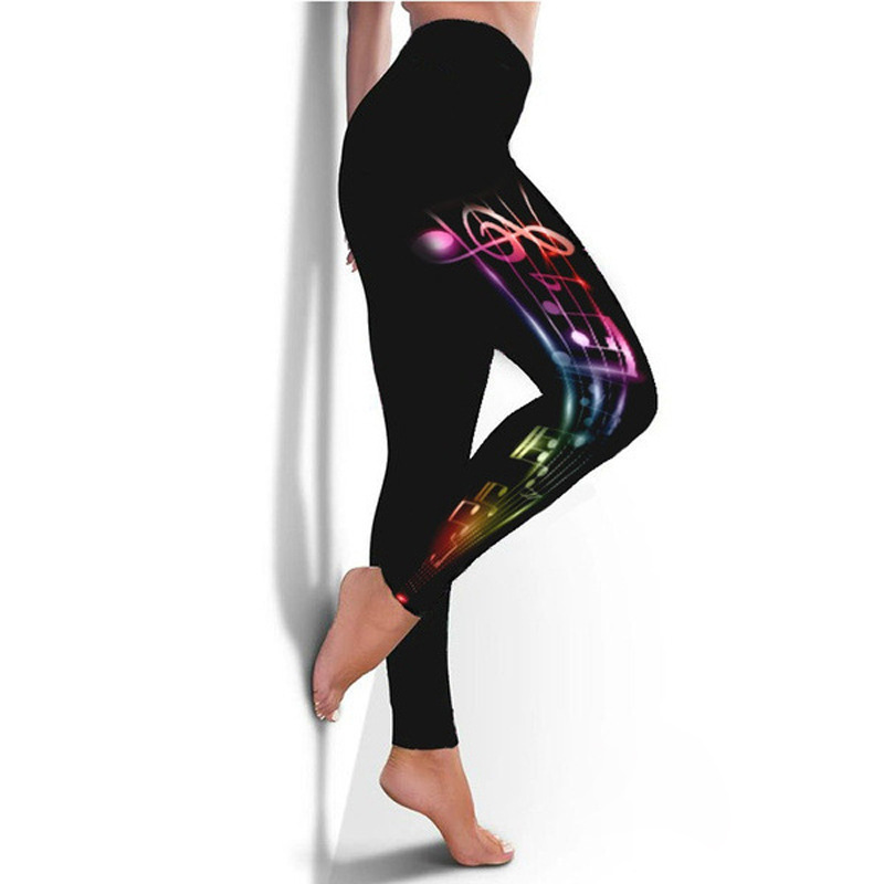 Fashion Women's Printed Trousers Yoga Pants — изображение 6